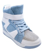 BUTY NA UKRYTYM KOTURNIE OBCAS SPORTOWE ADIDASY ZA KOSTKE WYSOKIE NOWE 39