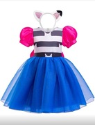 Sukienka kostium przebranie dla dziewczynki Koci Domek Gabi 110 na 4-5 lat 