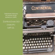 Maszyna dopisana vintage