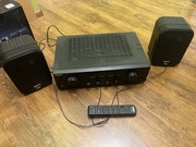 wzmacniacz SONY TA-FE370 + monitory JBL control one