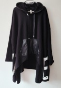 Bluza damska duża  czarna 54/56 wymiary opis firmy Tredy
