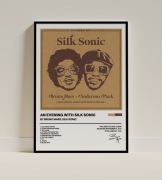 Plakat do Bruno Mars, An Everithing with silk sonic, A3
