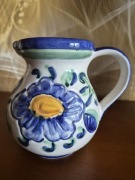 Ceramiczny dzbanek Claudio Bernini motyw kwiatowy 
