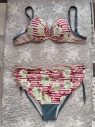 Damski strój kąpielowy dwuczęściowy Kris Line figi 3XL, stanik 85C