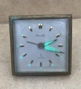 zegar budzik nakręcany MAUTHE 7 RUBIS na części