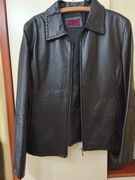 Kurtka skórzana czarna damska 