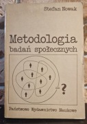 METODOLOGIA BADAŃ SPOŁECZNYCH - STEFAN NOWAK