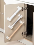 Organizer naścienny kuchenny biały na worki i papier kpl L+P