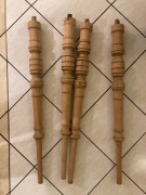 4 nogi od stołu toczone. przekrój ok 6.5 cm długość 81 cm