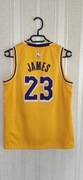 Koszulka t-shirt  żółty LeBrona Jamesa (nr 23) z Los Angeles Lakers,Nike.