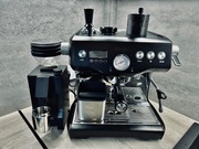 Zestaw Ekspres Sage Dual Boiler oraz Młynek do kawy Eureka Mignon Zero 15BL