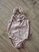 H&M body niemowlęce ramiączka beżowe haft basic 68