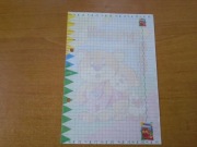 Karteczki do segregatora kartka A5 z albumu Miś misie happy bear kaczka