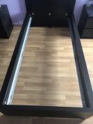 Rama łóżka Malm (IKEA), czarnobrąz, 90x200