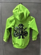 Nowy welurowy dres dziecięcy bluza z kapturem i legginsy leginsy handmade