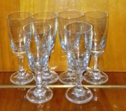 Vintage lata 70te Huta Szkła Sudety kieliszki do brandy likieru 6 sztuk.  K