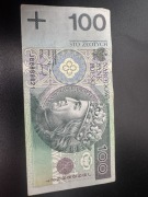 100 zł 1994 Jagiełło – numer JB 8888821 – 5x8 w numerze