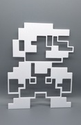 Mario – Dekoracja 2D na Ścianę w Stylu Line Art