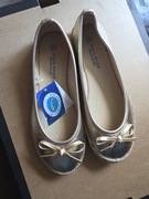 Złote baleriny 33 NOWE