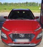 Hyundai Kona 2018r. 177KM 1,6 Pb,  automat. Grzane fotele i kierownica.