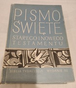 Pismo święte starego i nowego testamentu biblia tysiąclecia 