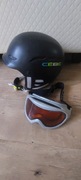 Kask narciarski CUBE z goglami
