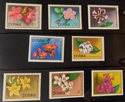 !!! POLSKA KWIATY DRZEW OZDOBNYCH 8szt...SERIA...CZYSTE**!!!