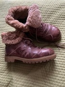 Botki z naturalnym ciepłym owczym futrem 