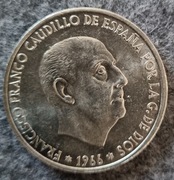 100 peset Hiszpania 1966 - Srebrna (2) 