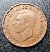 LICYTACJA MONETA One Penny 1948 Anglia 