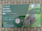 NOWA akumulatorowa kosiarka, 40V PARKSIDE PRMA 40-Li E3 silnik bezszczotkow