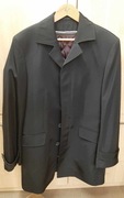 PŁASZCZ  MĘSKI Z PODPINKĄ CZARNY ELEGANCKI 48/170-176
