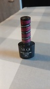 Niuqi baza i kolor glitter fuksja 