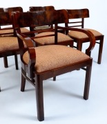 ART DECO, POLSKI ZESTAW KRZESEŁ PO RENOWACJI SPRZEDANE