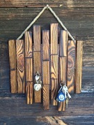 Obraz Wieszak na klucze drewno rękodzieło 