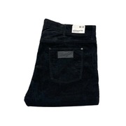 Spodnie męskie sztruks Wrangler Greensboro 803 Black W40 L32