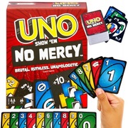 Karty UNO – NoMercy „Żadnych Zasad” – Czerwone