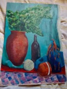 zielona martwa natura