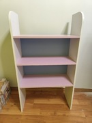 Regał różowo niebieski do pokoju dzieciecego