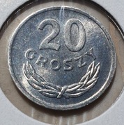 20 groszy 1976 mniejsze cyfry daty PRL