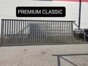 Brama przesuwna 4mx1,42m CLASSIC palisada pion,ocynk+RAL 5m,6m,6,7m,7,5m