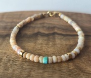 Bransoletka opal różowy