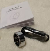 Pierścień Fitness, Srebrny Krokomierz Smart Ring rozmiar 7