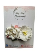 Spinka kwiatuszki wianek komunijny 