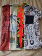 Zestaw 3 bluzek, koszulek chłopięcych r. 122 