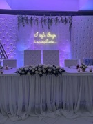 I żyli długo i szczęśliwie... neon napis weselny sprzedam