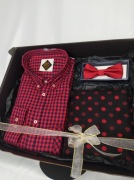 Prezent BOX dla Niego Koszula, Szalik, Mucha