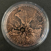 Srebrna moneta 5$ Meteoryt Fukang - Świat Meteorytów