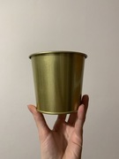 Nowa osłonka doniczka ikea złota mała