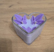 Świeca sojowa w szkle o zapachu zimowej śliwki 